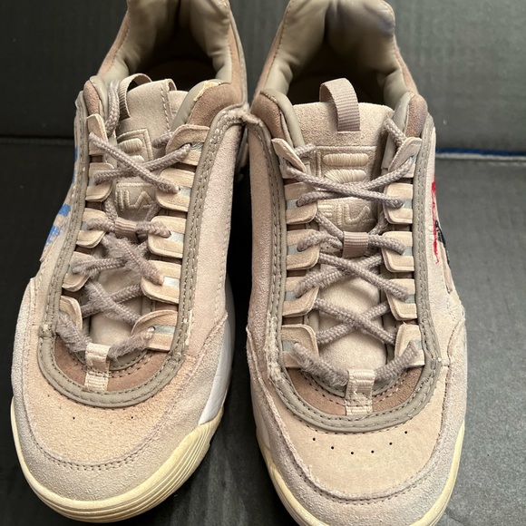 Fila Disruptor ii Script Distressed Size 8.5 Women - Picture 3 of 6
